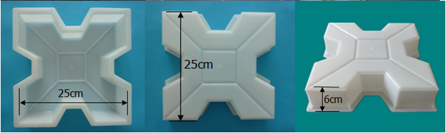 植草磚塑料模盒